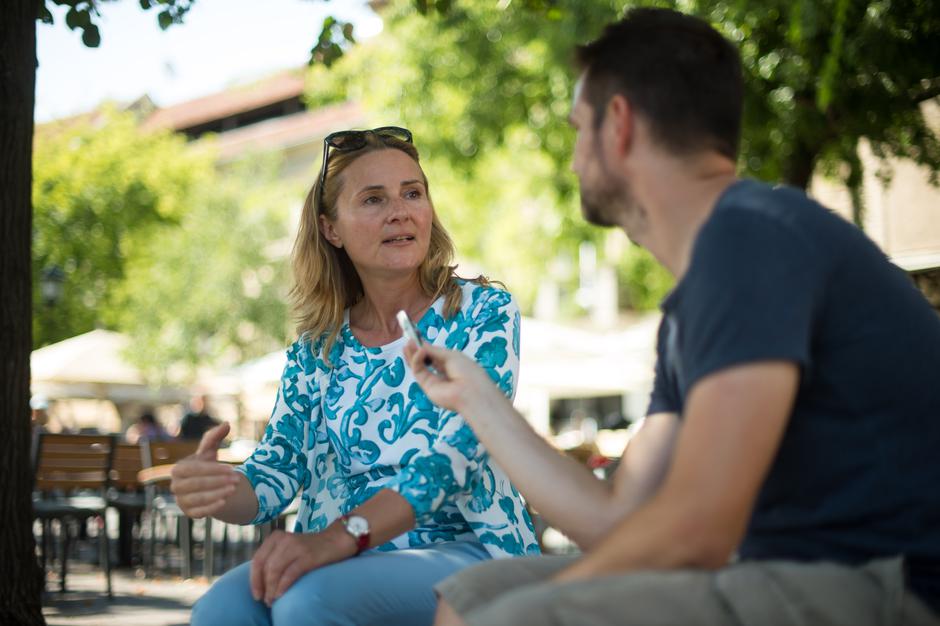 Oksana Polovaya, intervju o predstavitvi Ford Fieste v Sloveniji. | Avtor: Anže Petkovšek