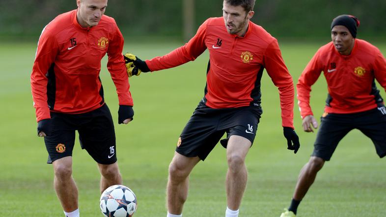 Carrick Vidić Bayern Manchester United Liga prvakov četrtfinale