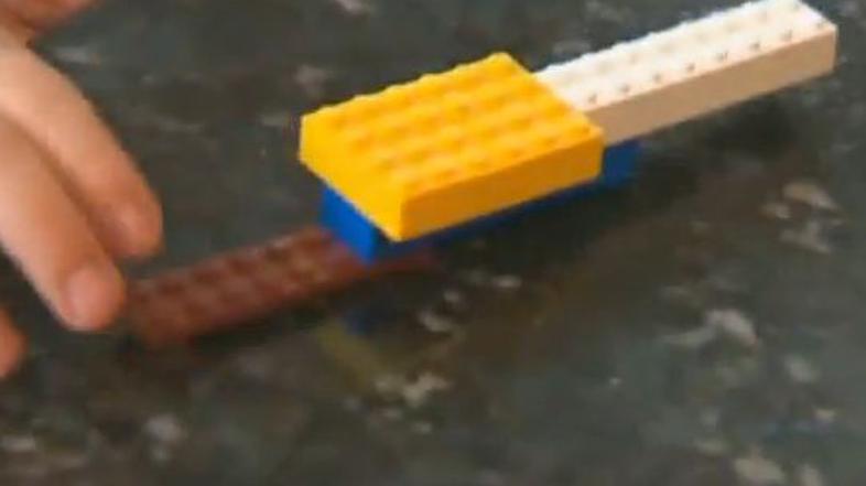 pištola, lego kocke