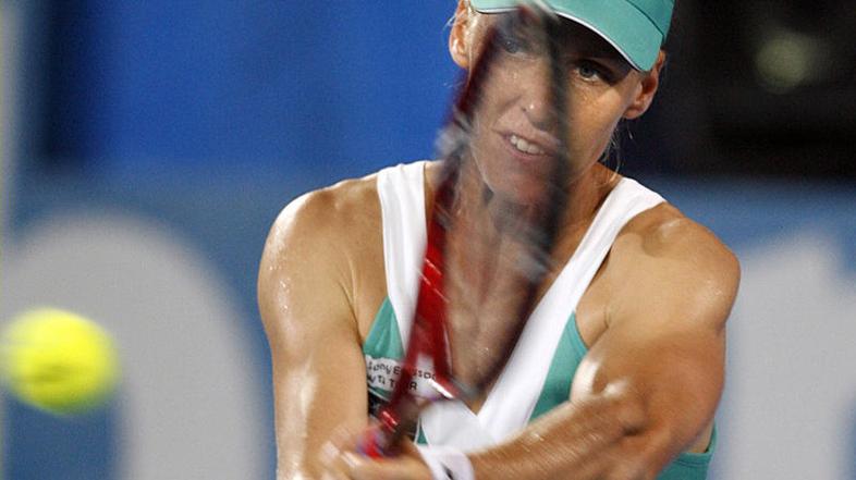 Dementjeva je Sereni Williams prizadejela poraz v finalu Sydneyja. (Foto: Reuter