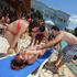 Tequila pool party