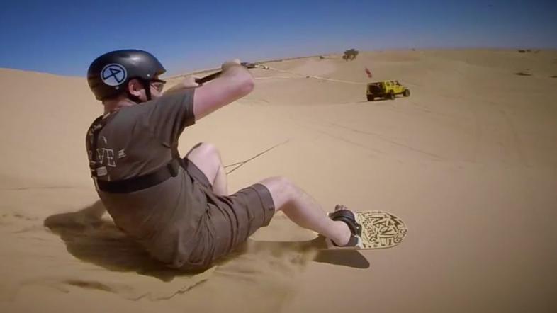 Smučanje po puščavi