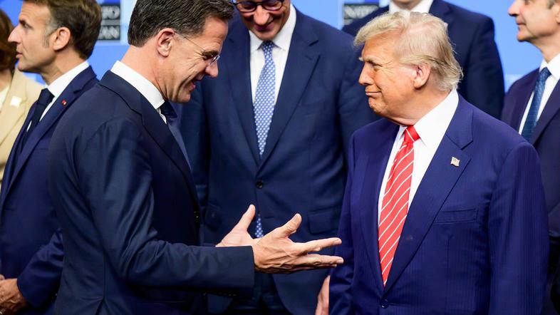 Mark Rutte Donald Trump