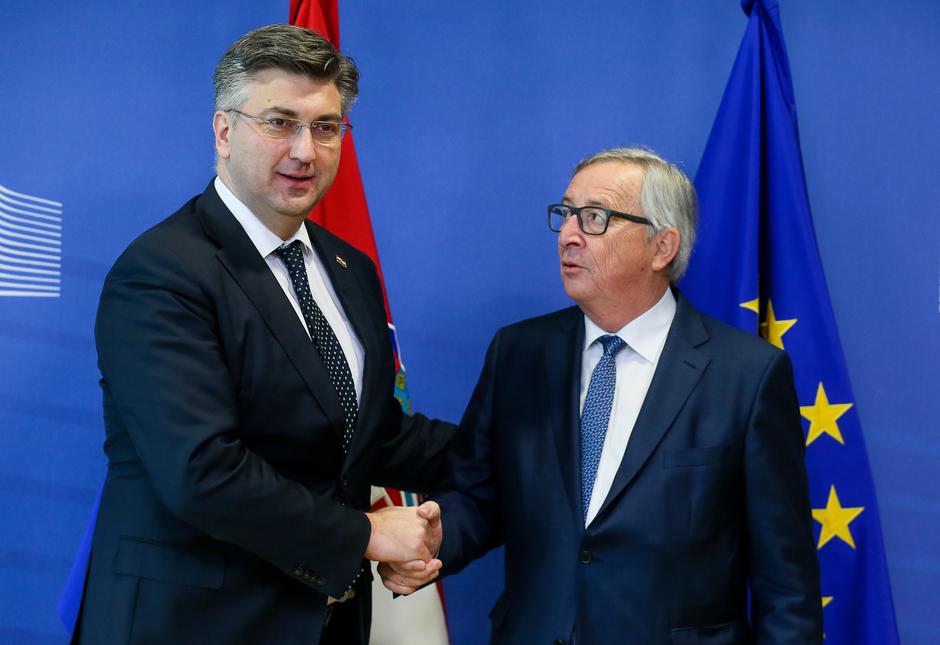 Andrej Plenković Jean Claude Juncker | Avtor: Epa