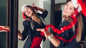 Zabava, obleka, ženska, lepotica, lepota, silvestrovo