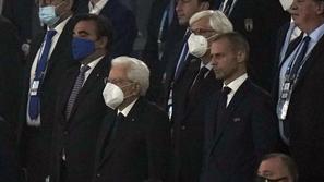 Sergio Mattarella Aleksander Čeferin Euro 2020 Rim