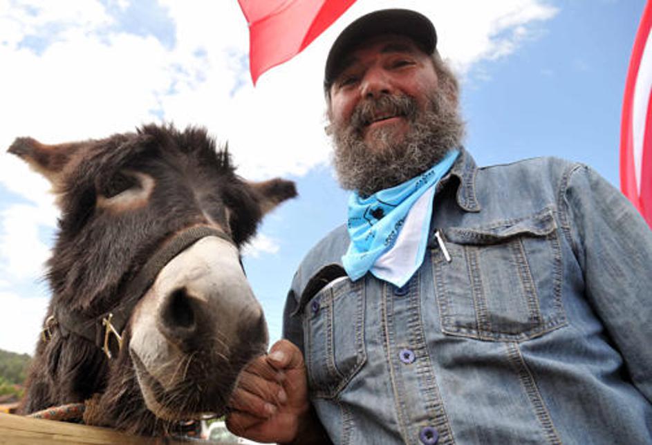 Janez Pogačar, organizator in tekmovalec, je bil z Miškom odličen tretji.