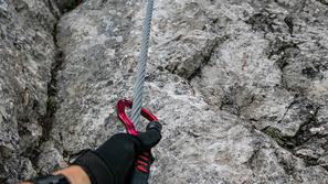 Citroen Berlingo XL, plezanje, alpinist, nesreča, gore