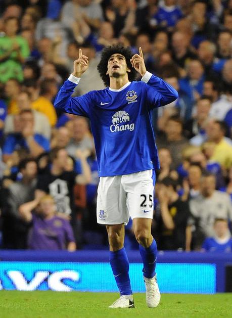 fellaini  manchester united everton