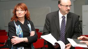 Olga Franca in Bojan Zadel, nekdanja nadzornika Luke Koper, sta že na zadnji sku