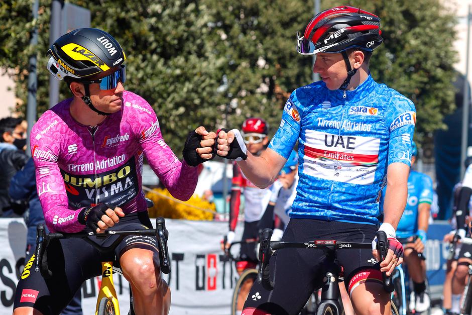 Wout van Aert Tadej Pogačar Tirreno-Adriatico | Avtor: Epa