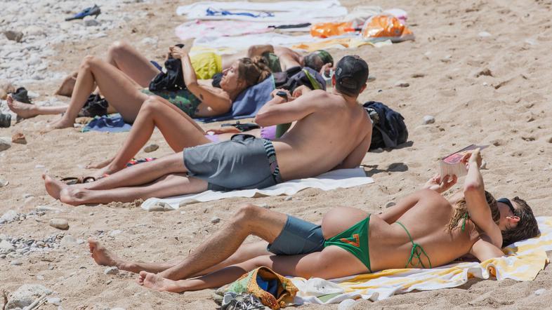 Hrvaška plaža morje dopust