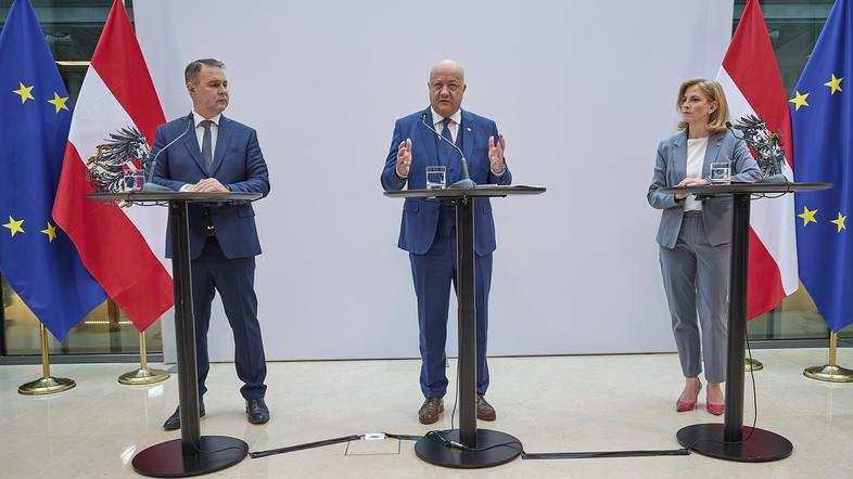 Andreas Babler Christian Stocker Beate Meinl-Reisinger