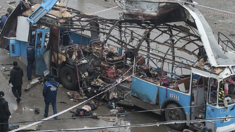 trolejbus Volgograd Stalingrad Caricin terorizem eksplozija