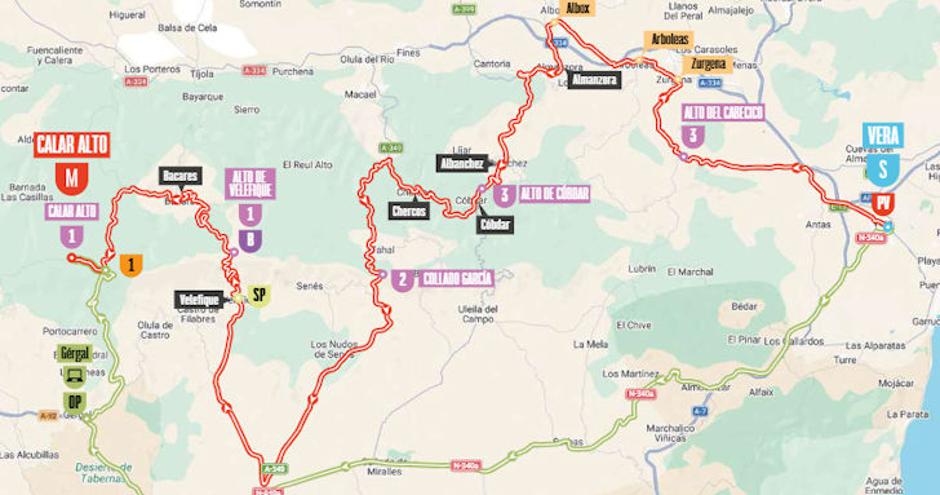 Trasa 12. etape Vuelte | Avtor: Cyclingstage