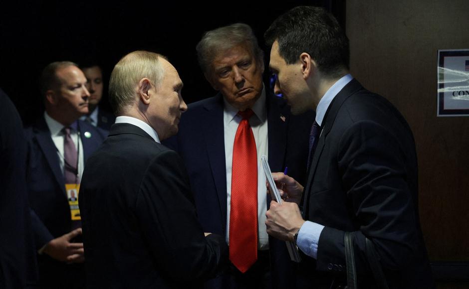 Donald Trump in Vladimir Putin, srečanje na Aljaski 16. 08. 2025 | Avtor: Profimedia