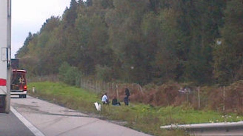 Nesreča na gorenjski avtocesti