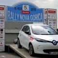 Renault zoe na reliju v Novi Gorici