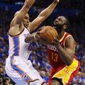 oklahoma city thunder houston rockets fisher harden