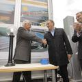 Prvo sončno elektrarno je maja 2008 odprl tedanji minister MOP Janez Podobnik, z