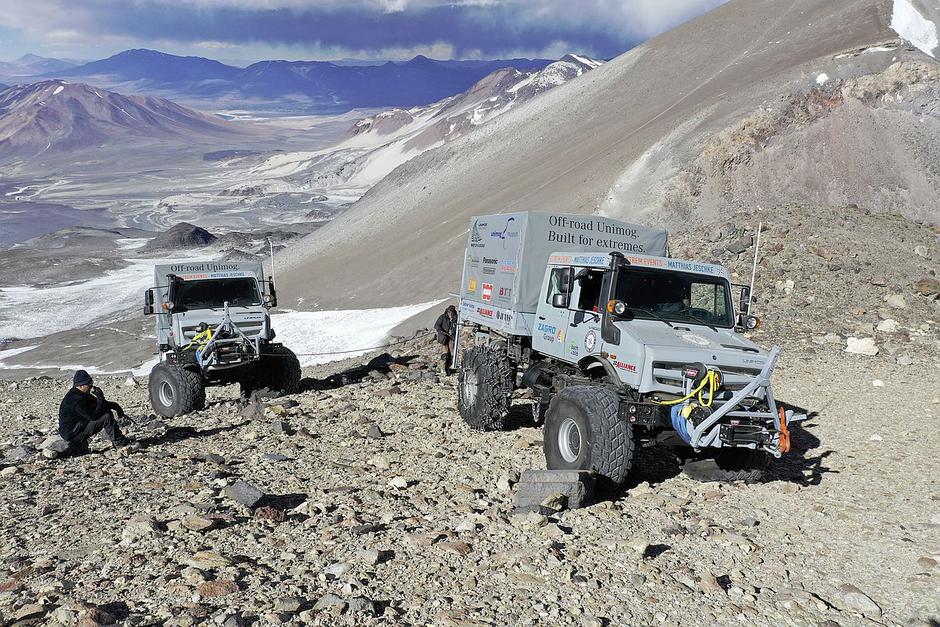 unimog, višinski rekord, ojos del salado, atacama, čile | Avtor: Daimler