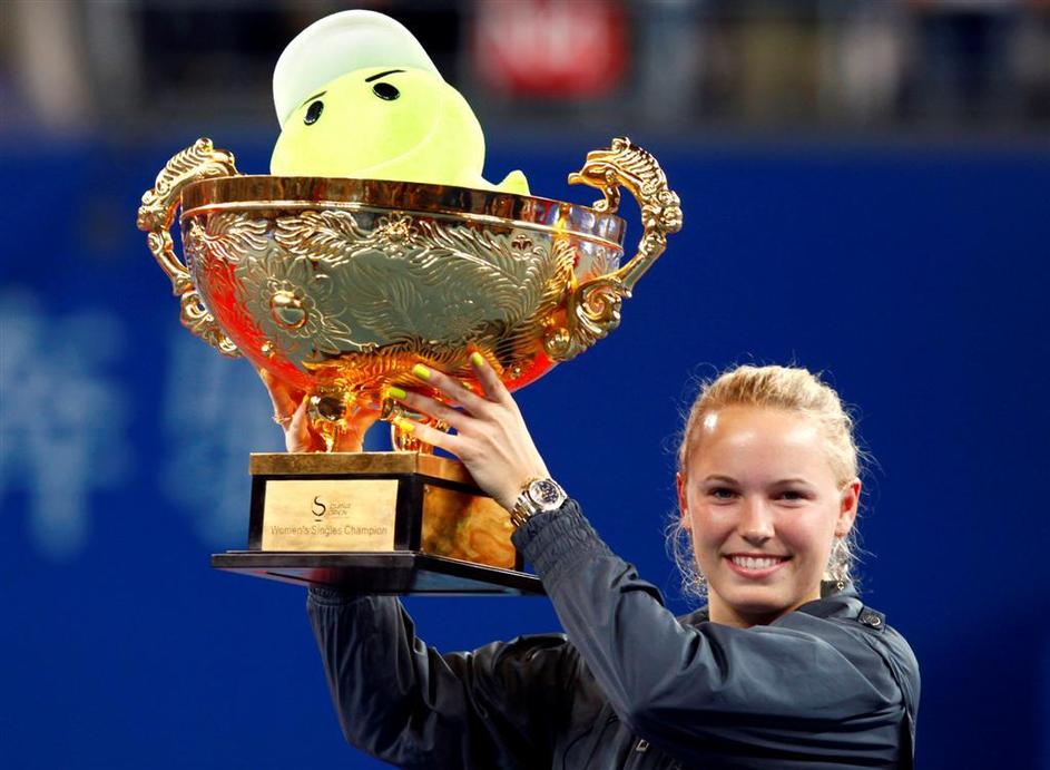 Caroline Wozniacki pokal