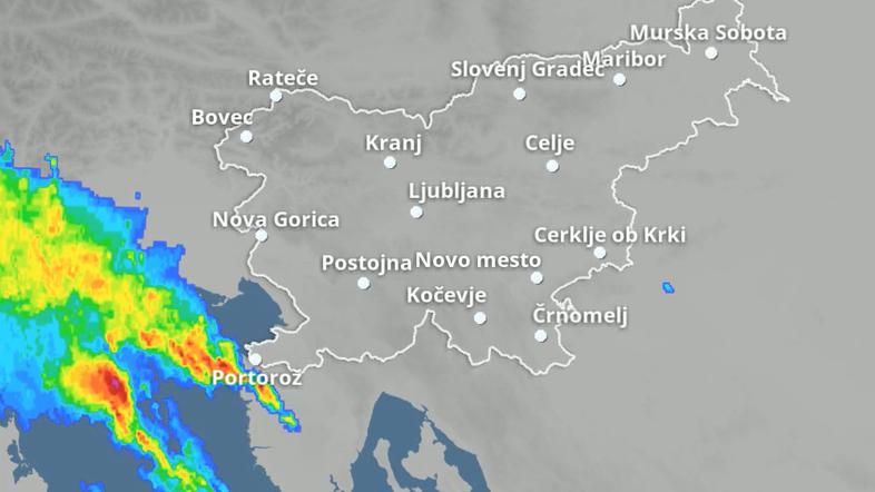 radasrska slika fronta supercelična nevihta