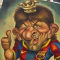 messi, karikatura