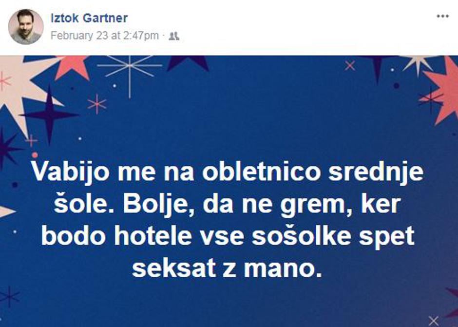 Iztok Gartner | Avtor: Facebook