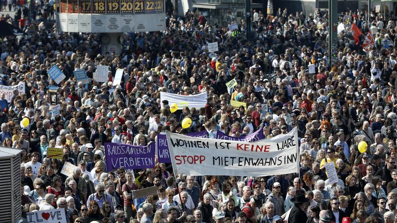 Demonstracije proti visokim najemninam