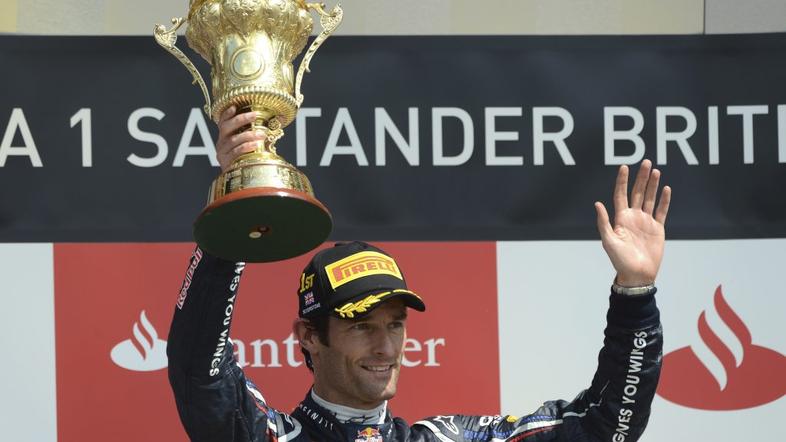 mark webber vn velike britanije silverstone