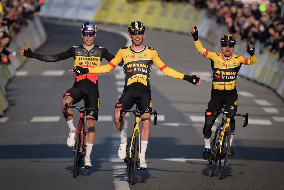 Primož Roglič Christophe Laporte Wout van Aert | Avtor: Profimedia