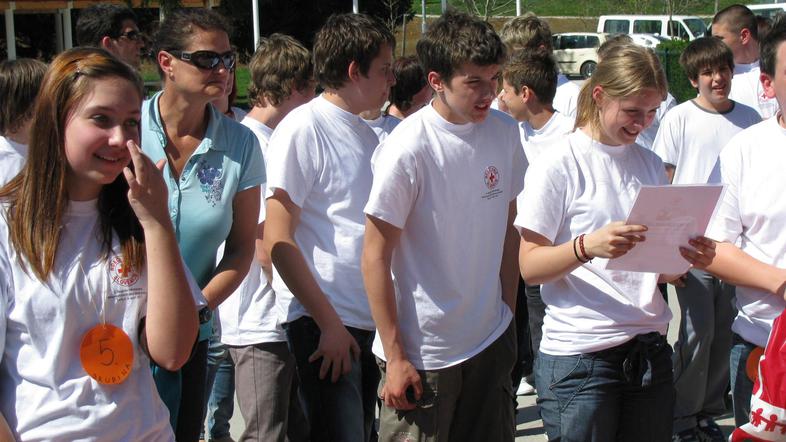 Med devetimi ekipami iz OŠ celjske regije se je tekmovanja udeležila tudi ekipa 