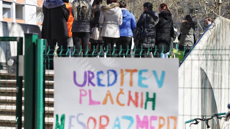 Stavka zaposlenih v vzgoji in izobraževanju