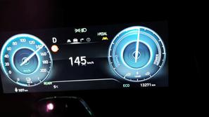 Poraba hyundai inster, zima, avtocesta