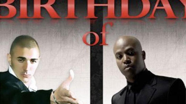 Takole je izgledal letak za praznovanje rojstnodnevne zabave Benzemaja in Rhoffa