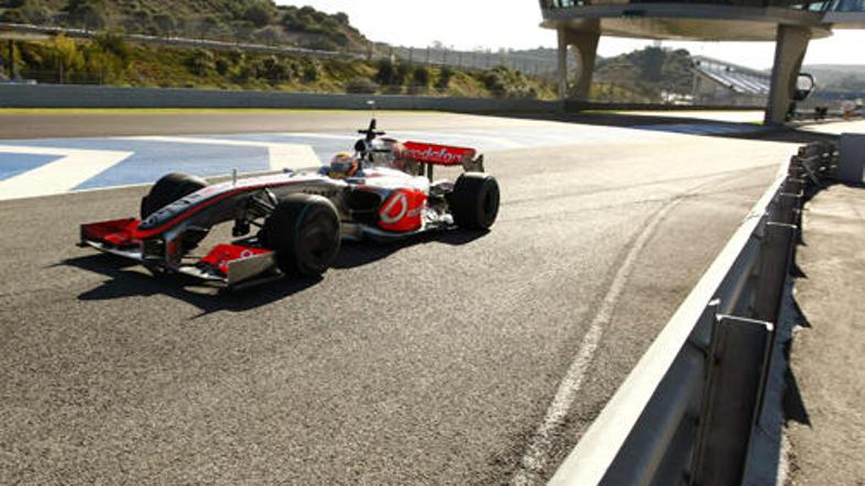 Minuli teden je Lewis Hamilton testiral v Jerezu. Bil je hiter in ni imel težav.