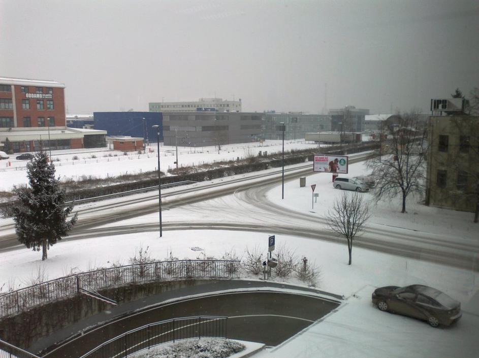 Sneg v Ljubljani