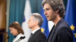 Robert Golob, Luka Mesec, Tanja Fajon