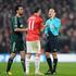 Giggs Arbeloa sodnik Cakir Manchester United Real Madrid Liga prvakov osmina fin