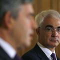 Britanski premier in finančni minister, Gordon Brown in Alistair Darling
