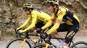 Primož Roglič in Rohan Dennis