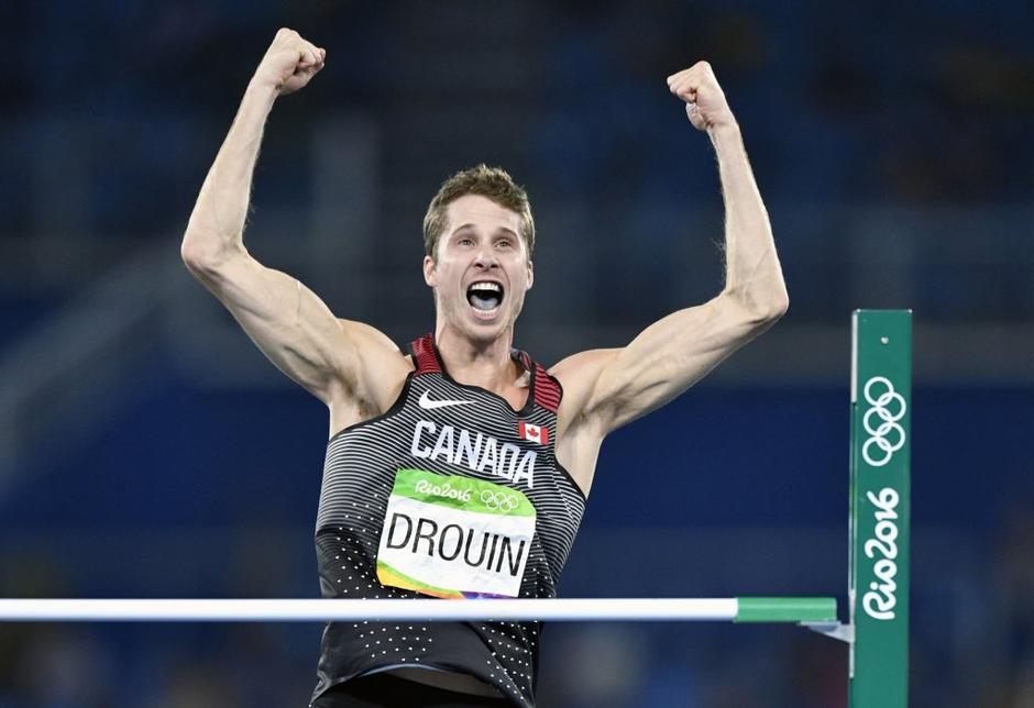 Derek Drouin skok v višino Rio 2016 | Avtor: EPA