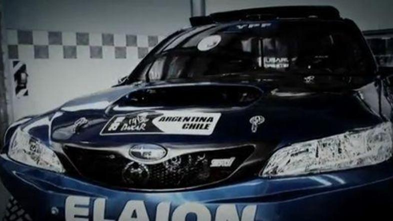 Subaru forester za reli Dakar.