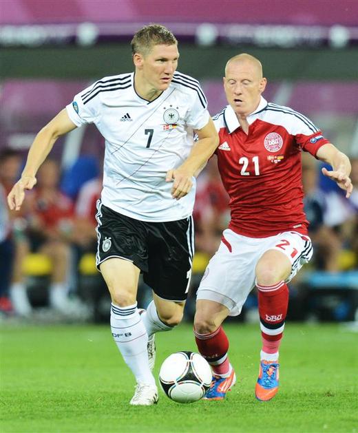 Schweinsteiger Zimling Nemčija Danska Lviv Euro 2012