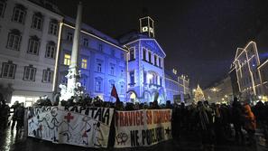 Protesti Ljubljana