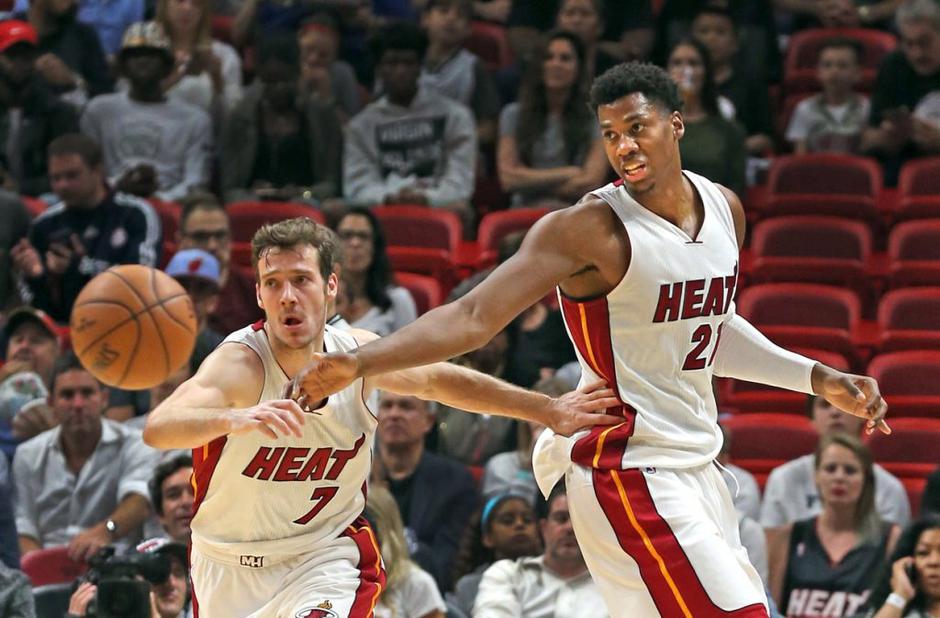 Goran Dragić, Hassan Whiteside | Avtor: Profimedias