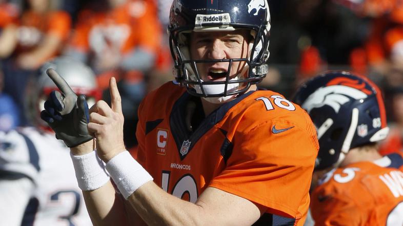 sport 30.01.14. Peyton Manning, ekipa Denver Broncos, January 19, 2014; Denver, 