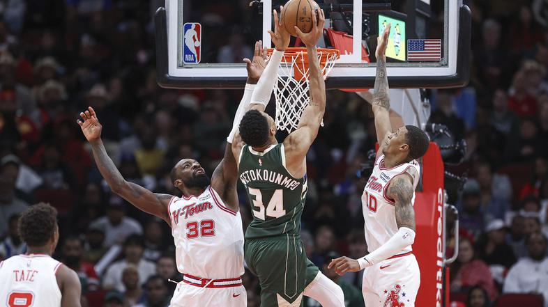 Giannis Antetokounmpo Rockets Bucks