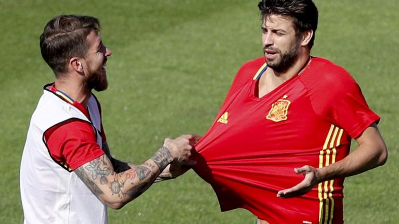 sergio ramos gerard pique